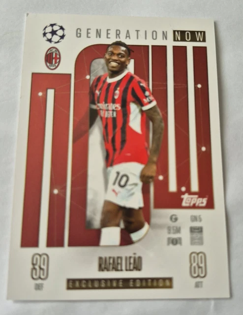 Topps Match Attax Rafael Leao Ac Milan 1899 (Neu (gemäss Beschreibung